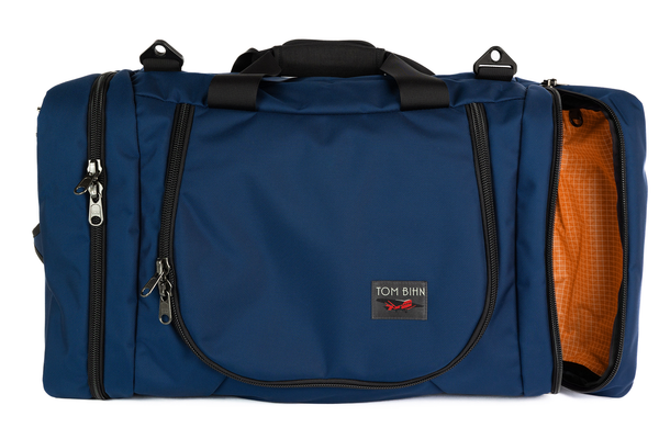 A Deep Blue (navy blue) Ballistic Aeronaut 45 with a Zest 200 Halcyon interior.